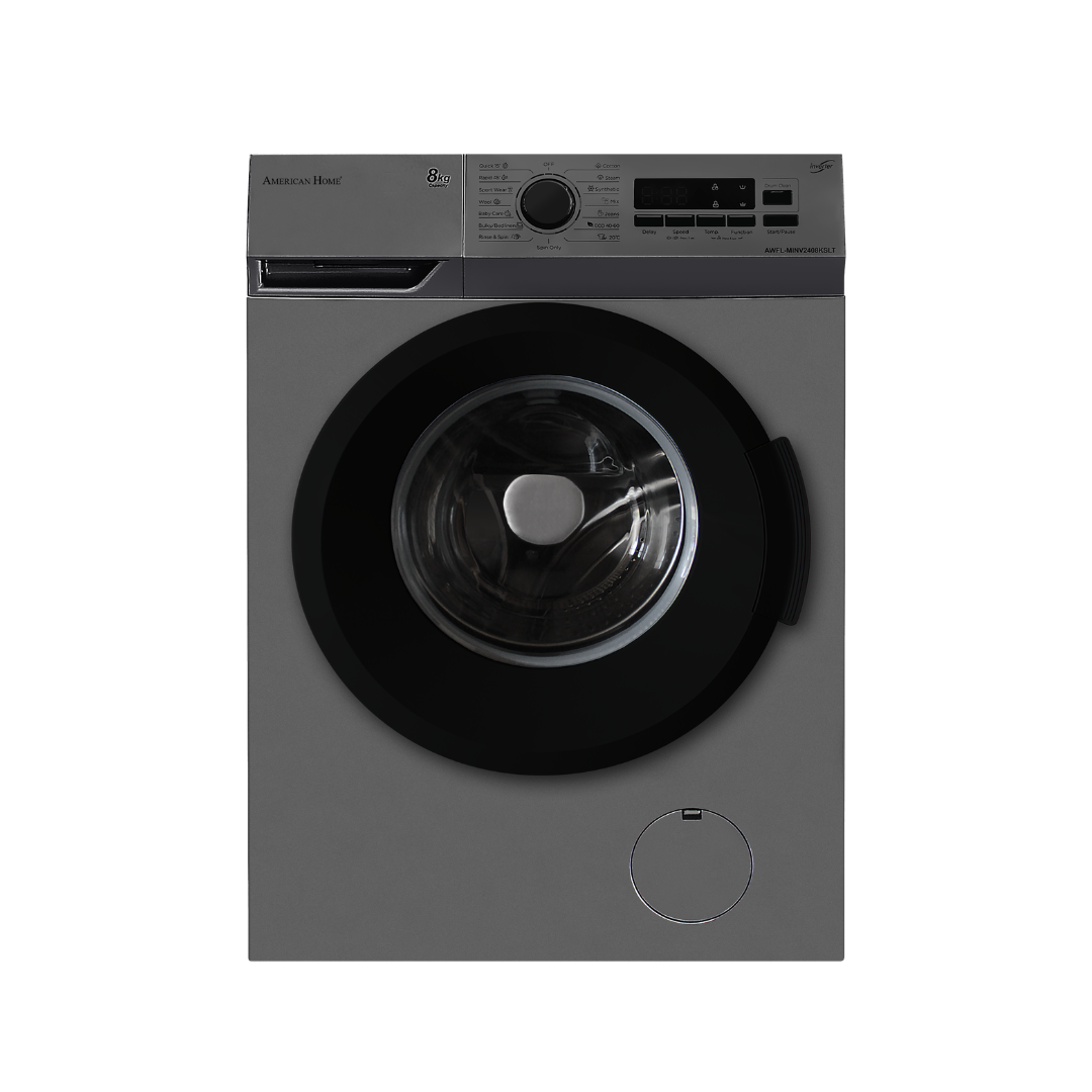 American Home Front Load Inverter Washer 8kg